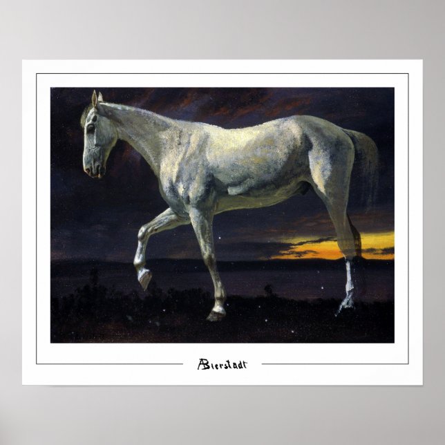Affiche d'art Albert Bierstadt Zedign #19 (Devant)