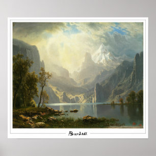 Affiche d'art Albert Bierstadt Zedign #298