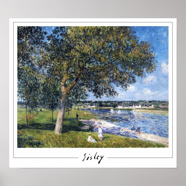 Affiche d'art Alfred Sisley Zedign #207 (Devant)