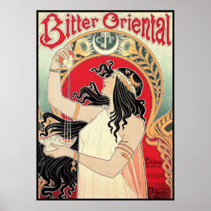 Affiche d'art : Art Nouveau - Oriental amer