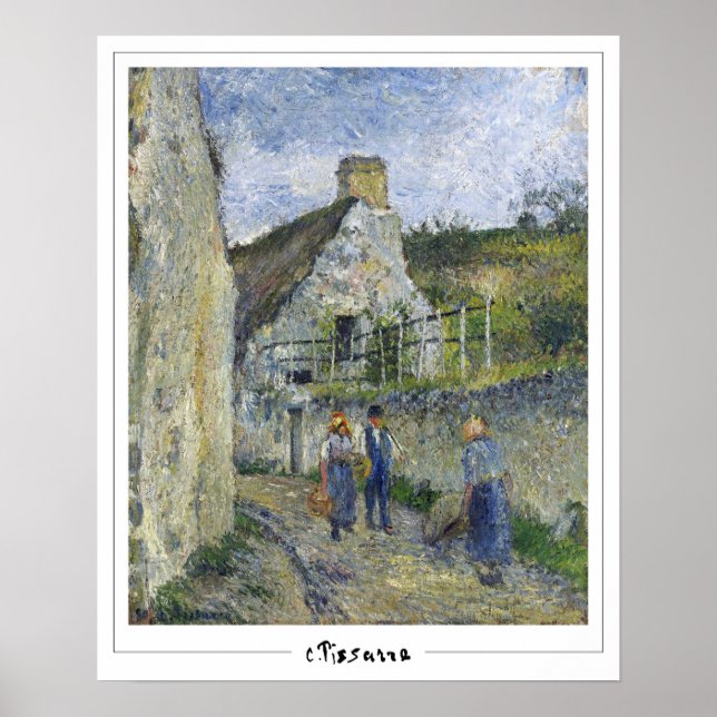 Affiche d'art Camille Pissarro Zedign #105 (Devant)