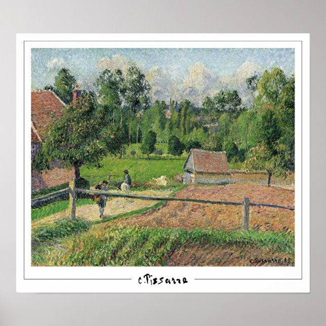 Affiche d'art Camille Pissarro Zedign #196 (Devant)