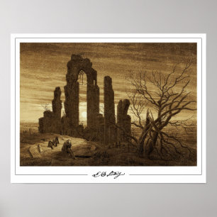 Affiche d'art de Caspar David Friedrich Zedign #19