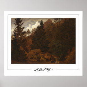 Affiche d'art de Caspar David Friedrich Zedign #61