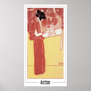 Affiche d'art de Gustav Klimt Zedign #48