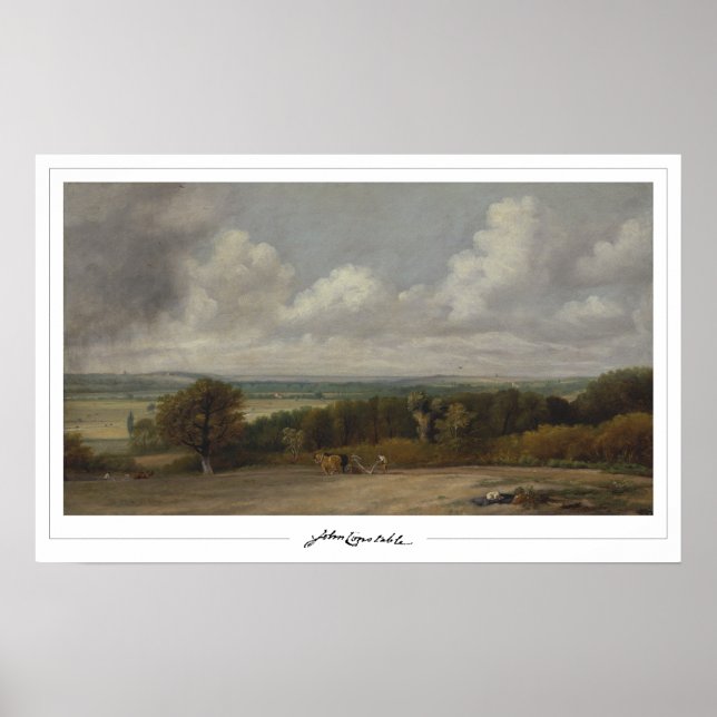 Affiche d'art de John Constable Zedign #344 (Devant)