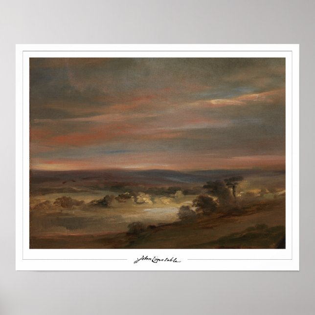 Affiche d'art de John Constable Zedign #7 (Devant)