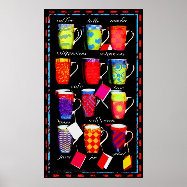 Affiche d'art de la Mug Slang Café (Devant)