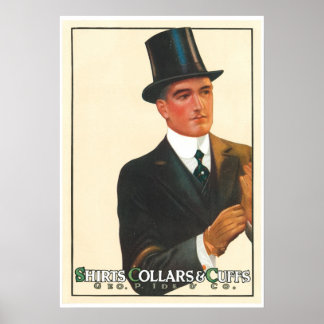 Affiche d'art de la publicité de messieurs victori