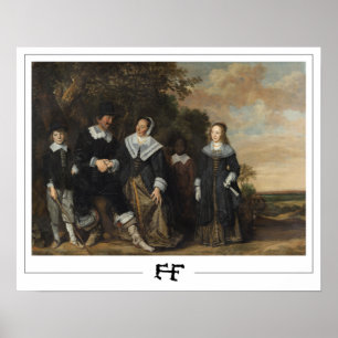 Affiche d'art de Zedign de Frans Hals #277