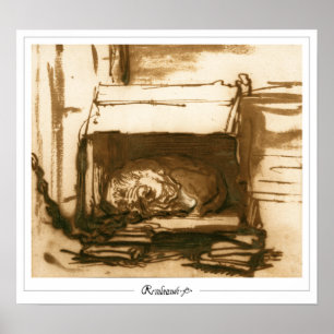 Affiche d'art de Zedign par Rembrandt van Rijn #43