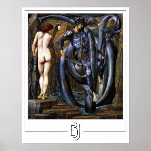 Affiche d'art d'Edward Burne-Jones Zedign #261