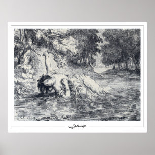 Affiche d'art d'Eugène Delacroix Zedign #245