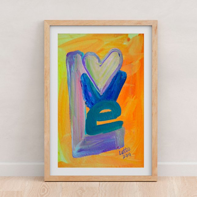 Affiche d'art d'impression de pile de printemps d' (Créateur téléchargé)