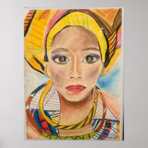 Affiche d'art d'origine africaine