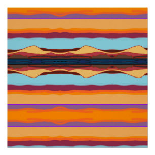 Affiche d'art d'oscillation