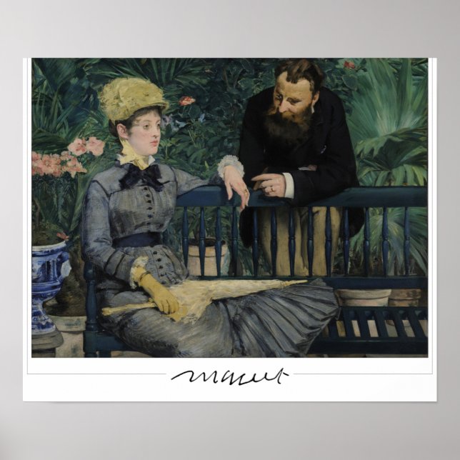 Affiche d'art Édouard Manet Zedign #6 (Devant)