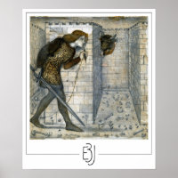 Affiche d'art Edward Burne-Jones Zedign #134