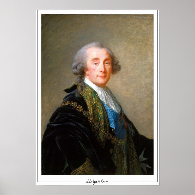 Affiche d'art Élisabeth Vigée Le Brun Zedign #204 (Devant)