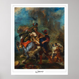 Affiche d'art Eugène Delacroix Zedign #3