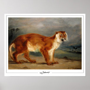 Affiche d'art Eugène Delacroix Zedign #491