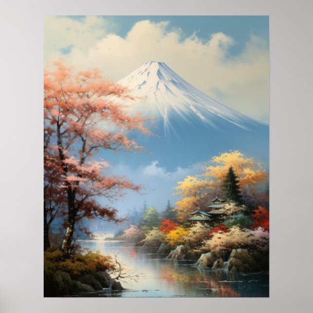 Affiche d'art japonais Mt. Fuji (Devant)