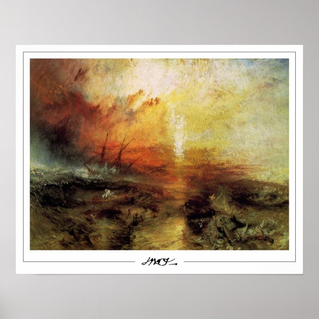 Affiche d'art JMW Turner Zedign #133-2 (Devant)