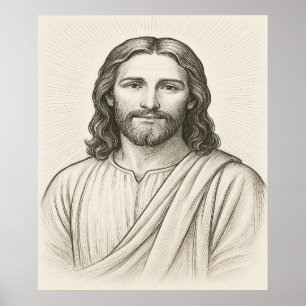 Affiche d'art LDS de Jesus Christ Illustration™