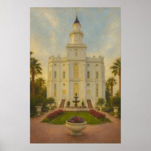 Affiche d'art LDS™ peinture du temple de St. Georg