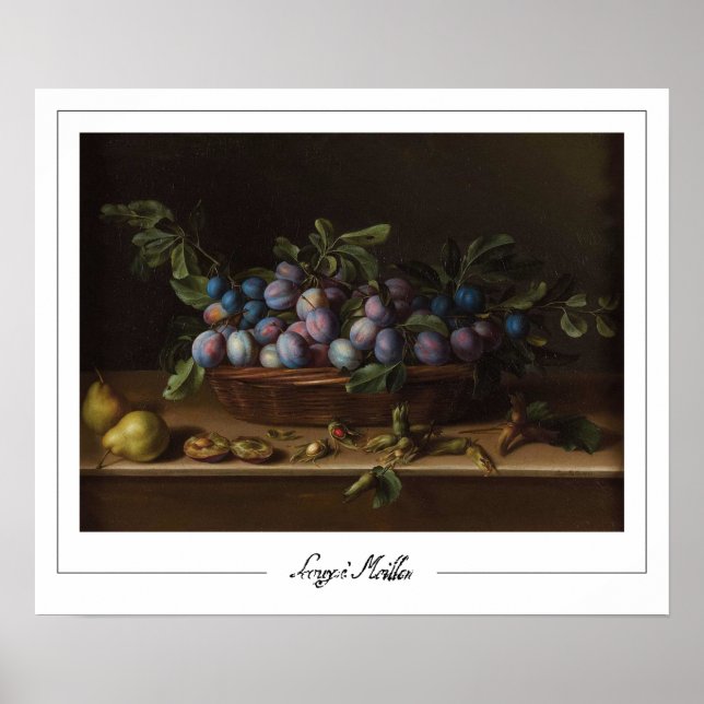 Affiche d'art Louise Moillon Zedign #8 (Devant)