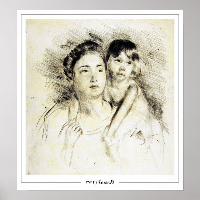 Affiche d'art Mary Cassatt Zedign #197 (Devant)
