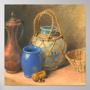 Affiche d'art mural de nature morte rustique