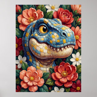 Affiche d'art mural Tyrannosaurus rex Impression T