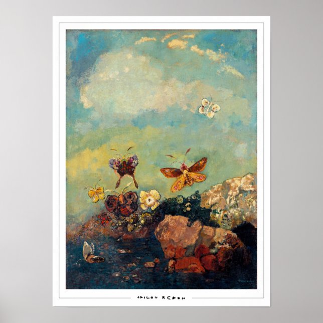 Affiche d'art Odilon Redon Zedign #22 (Devant)