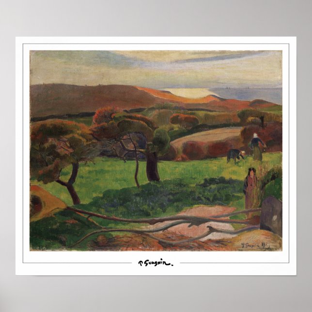 Affiche d'art Paul Gauguin Zedign #29 (Devant)
