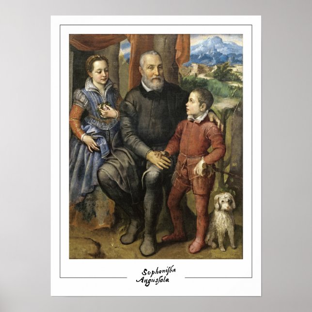 Affiche d'art Sofonisba Anguissola Zedign #5 (Devant)