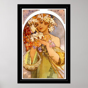 Affiche d'art vintage Alphonse Mucha