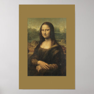 Affiche d'art vintage Monalisa