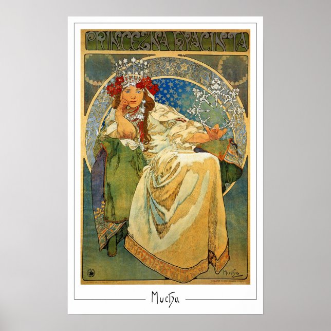 Affiche d'art Zedign d'Alphonse Mucha #147 (Devant)