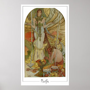 Affiche d'art Zedign d'Alphonse Mucha #169