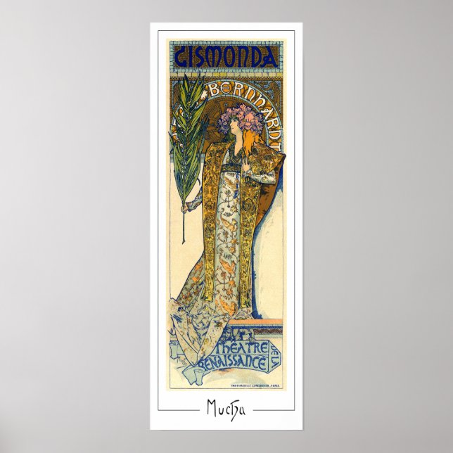 Affiche d'art Zedign d'Alphonse Mucha #198 (Devant)