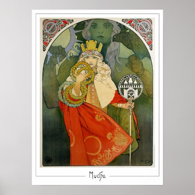 Affiche d'art Zedign d'Alphonse Mucha #312 (Devant)