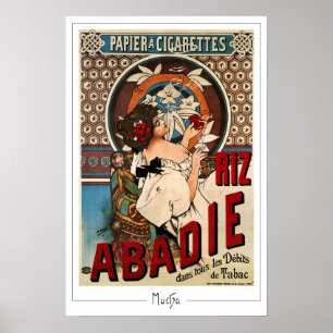 Affiche d'art Zedign d'Alphonse Mucha #339