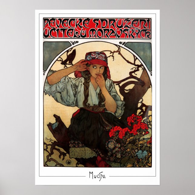 Affiche d'art Zedign d'Alphonse Mucha #374 (Devant)