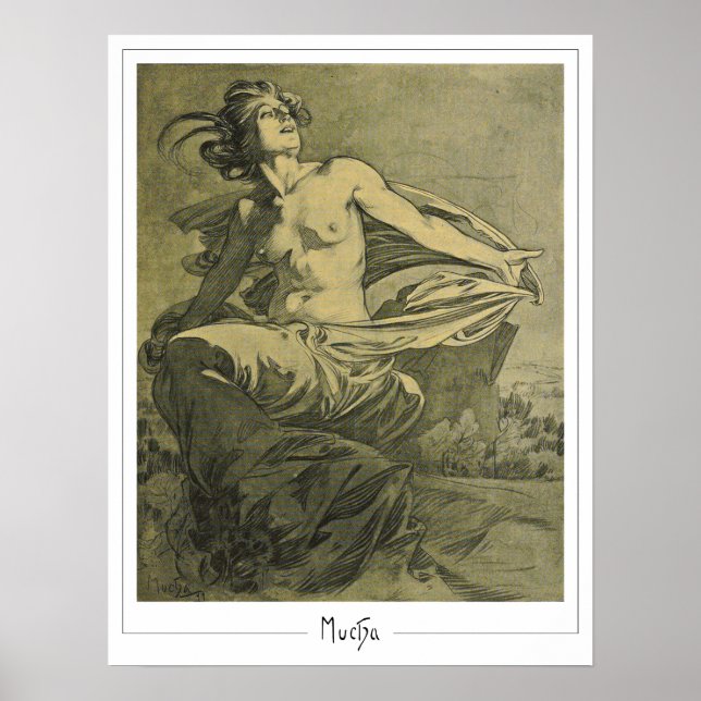 Affiche d'art Zedign d'Alphonse Mucha #409 (Devant)