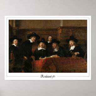 Affiche d'art Zedign de Rembrandt van Rijn #354