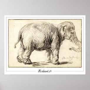 Affiche d'art Zedign de Rembrandt van Rijn #78