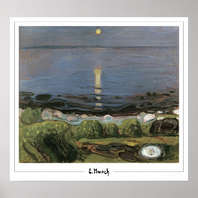 Affiche d'art Zedign d'Edvard Munch #20-3 (Devant)