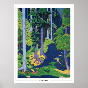 Affiche d'art Zedign d'Ernst Ludwig Kirchner #413