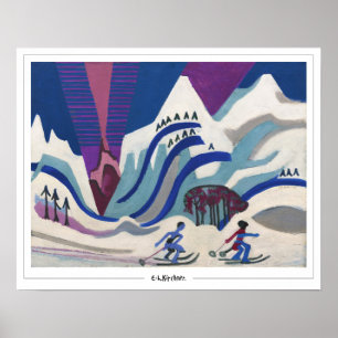 Affiche d'art Zedign d'Ernst Ludwig Kirchner #612